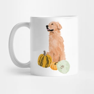 Golden Retriever Fall 3 Mug